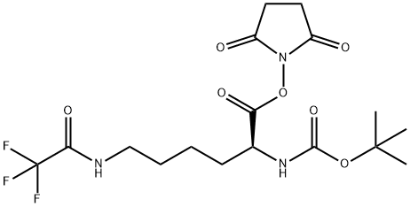 BOC-LYS(TFA)-OSU Struktur