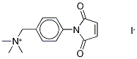 4-(N-Maleimido)benzyl-α-trimethylammonium Iodide Struktur