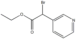 3-Pyridine Acetic Acid-Alpha-Bromo Ethyl Ester Struktur