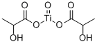 bis(lactato)oxotitanium Struktur