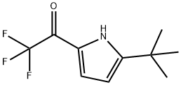 Ethanone, 1-[5-(1,1-dimethylethyl)-1H-pyrrol-2-yl]-2,2,2-trifluoro- (9CI) Struktur