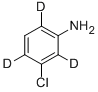 3-CHLOROANILINE-2,4,6-D3 Struktur