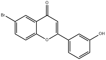 6-BROMO-2-(3-HYDROXYPHENYL)-4H-CHROMEN-4-ONE Struktur