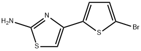 4-(5-BROMO-2-THIENYL)-1,3-THIAZOL-2-AMINE Struktur