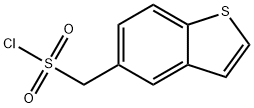 BENZO[B]THIOPHEN-5-YL-METHANESULFONYL CHLORIDE Struktur