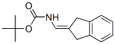 N-(Indan-2-ylidenemethyl)carbamic acid tert-butyl ester Struktur