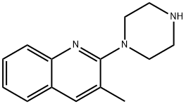 3-METHYL-2-PIPERAZIN-1-YLQUINOLINE Struktur