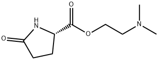 2-(dimethylamino)ethyl 5-oxo-L-prolinate Struktur