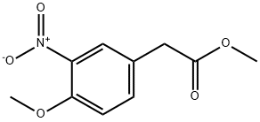 4-METHOXY-3-NITRO-BENZENEACETIC ACID METHYL ESTER Struktur