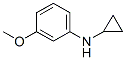 Benzenamine, N-cyclopropyl-3-methoxy- (9CI) Struktur