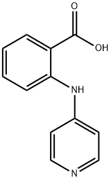 2-(4-pyridylamino)benzoic acid Struktur