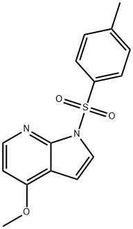 1H-Pyrrolo[2,3-b]pyridine, 4-methoxy-1-[(4-methylphenyl)sulfonyl]- Struktur