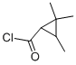 Cyclopropanecarbonyl chloride, 2,2,3-trimethyl- (9CI) Struktur