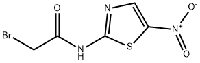 2-Bromo-N-(5-nitrothiazol-2-yl)acetamide Struktur