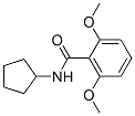 Benzamide, N-cyclopentyl-2,6-dimethoxy- (9CI) Struktur