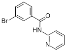 3-bromo-N-pyridin-2-ylbenzamide Struktur