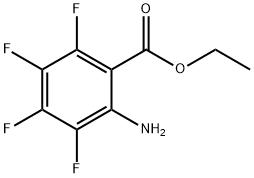 Benzoic acid, 2-aMino-3,4,5,6-tetrafluoro-, ethyl ester Struktur