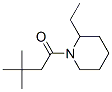 Piperidine, 1-(3,3-dimethyl-1-oxobutyl)-2-ethyl- (9CI) Struktur