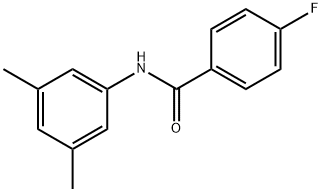 N-(3,5-dimethylphenyl)-4-fluorobenzamide Struktur