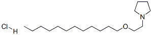 1-(2-(dodecyloxy)ethyl)pyrrolidine hydrochloride Struktur