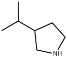 3-(Propan-2-yl)pyrrolidine Struktur