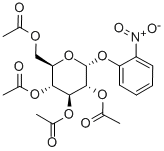 2'-NITROPHENYL TETRA-O-ACETYL-A-D-GLUCOPYRANOSIDE Struktur