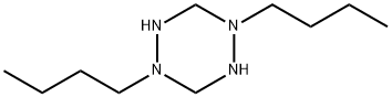 1,4-Dibutylhexahydro-1,2,4,5-tetrazine Struktur