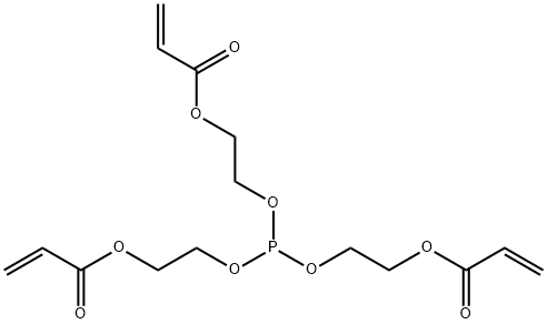 phosphinylidynetris(oxyethylene) triacrylate Struktur