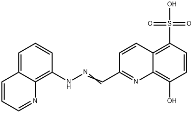 2-(8-QUINOLYLHYDRAZONOMETHYL)-8-HYDROXYQ Struktur