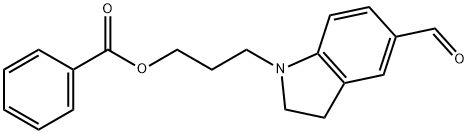 1-[3-(Benzoyloxy)propyl]-2,3-dihydro-1H-indole-5-carboxaldehyde