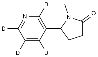 CONTININE-2,4,5,6-D4 (PYRIDINE-D4) Struktur