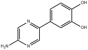 1,2-Benzenediol, 4-(5-aminopyrazinyl)- (9CI) Struktur