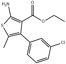 2-AMINO-4-(3-CHLORO-PHENYL)-5-METHYL-THIOPHENE-3-CARBOXYLIC ACID ETHYL ESTER price.