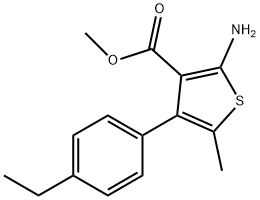 2-AMINO-4-(4-ETHYLPHENYL)-5-METHYLTHIOPHENE-3-CARBOXYLIC ACID METHYL ESTER price.