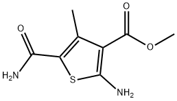 2-AMINO-5-CARBAMOYL-4-METHYL-THIOPHENE-3-CARBOXYLIC ACID METHYL ESTER price.