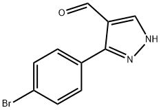 3-(4-BROMO-PHENYL)-1H-PYRAZOLE-4-CARBALDEHYDE Struktur