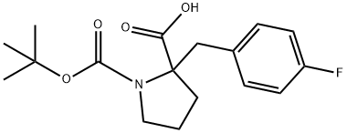 BOC-<ALPHA>-(4-FLUORBENZYL)-DL-PRO-OH