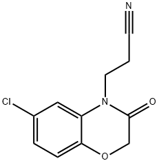 6-CHLORO-2 3-DIHYDRO-3-OXO-4H-1 4-BENZO& Struktur