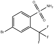 4-BROMO-2-(TRIFLUOROMETHYL)BENZENE SULFONAMIDE Struktur