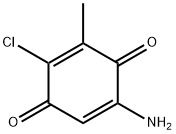 2,5-Cyclohexadiene-1,4-dione,  5-amino-2-chloro-3-methyl- Struktur