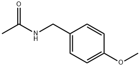 N-(4-Methoxybenzyl)acetamide Struktur