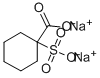 disodium 1-sulphonatocyclohexanecarboxylate  Struktur