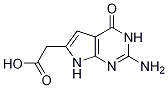 2-aMino-4,7-dihydro-4-oxo-3H-Pyrrolo[2,3-d]pyriMidine-6-acetic acid Struktur