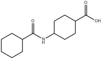 Cyclohexanecarboxylic acid, 4-[(cyclohexylcarbonyl)amino]- (9CI) Struktur