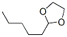 2-pentyl-1,3-dioxolane  Struktur