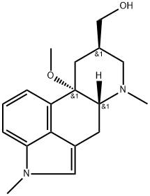 10-methoxy-1,6-dimethylergoline-8beta-methanol Struktur