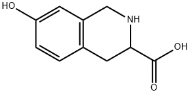 7-HYDROXY-1,2,3,4-TETRAHYDROISOQUINOLINE-3-CARBOXYLIC ACID Struktur