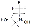 3-Pyrrolidinol, 1-hydroxy-2,2,5-trimethyl-5-(trifluoromethyl)- (9CI) Struktur