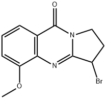 Pyrrolo[2,1-b]quinazolin-9(1H)-one,  3-bromo-2,3-dihydro-5-methoxy- Struktur