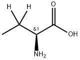 L-2-AMINOBUTYRIC-3,3-D2 ACID Struktur